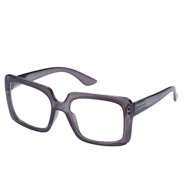 Doubleice reading glasses Flow grey, side